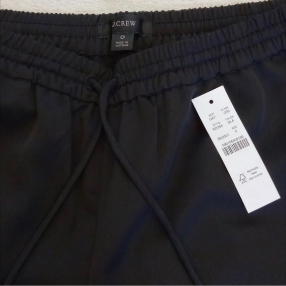 NWT J.Crew Drawstring Cuffed Crepe Pant Rare sold out - Picture 5 of 5